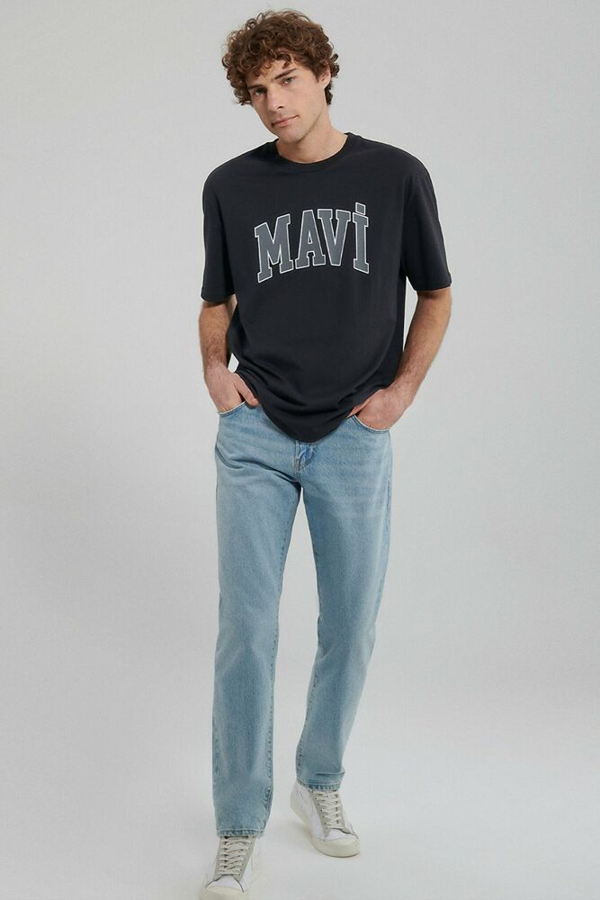 Mavi Logo Siyah Erkek Tişört 0611711-900 - 2