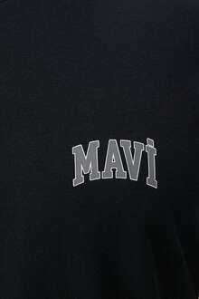 Mavi Logo Siyah Erkek Tişört 0611714-900 - 5