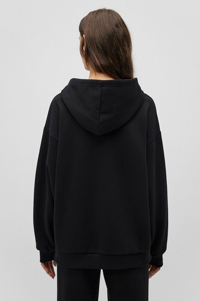 Mavi Logo Siyah Kadın Sweat 1S10149-900 - 4