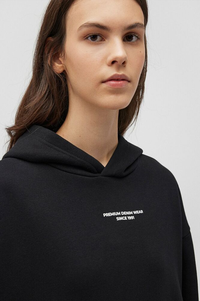 Mavi Logo Siyah Kadın Sweat 1S10149-900 - 5