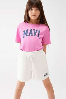 Mavi Logo Tatlı Pembe Çocuk Tişört 7610109-71033 - 1