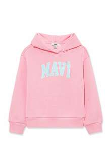 Mavi Logo Toz Pembe Çocuk Sweat 7610035-86953 - 3