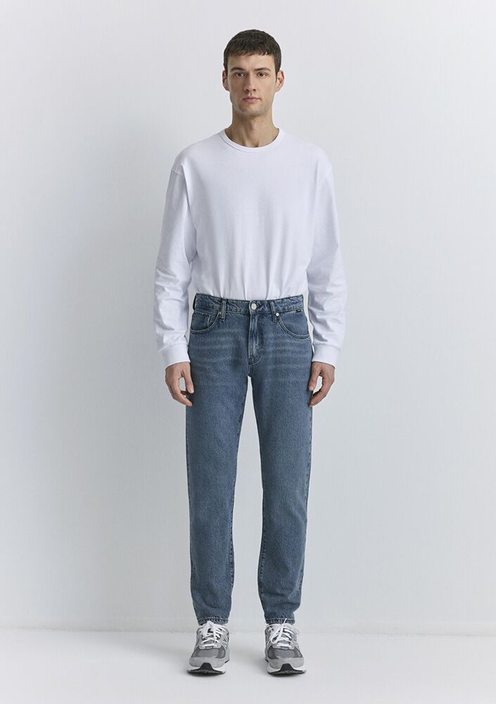 Mavi London Blue Grey Classic Denim Erkek Jean Pantolon 0010172-89273 - 2