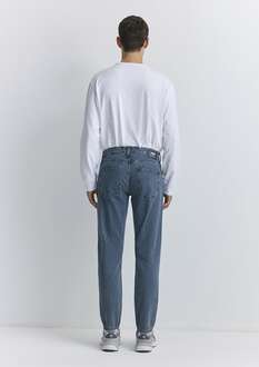 Mavi London Blue Grey Classic Denim Erkek Jean Pantolon 0010172-89273 - 4