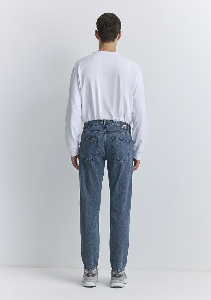 Mavi London Blue Grey Classic Denim Erkek Jean Pantolon 0010172-89273 - 4