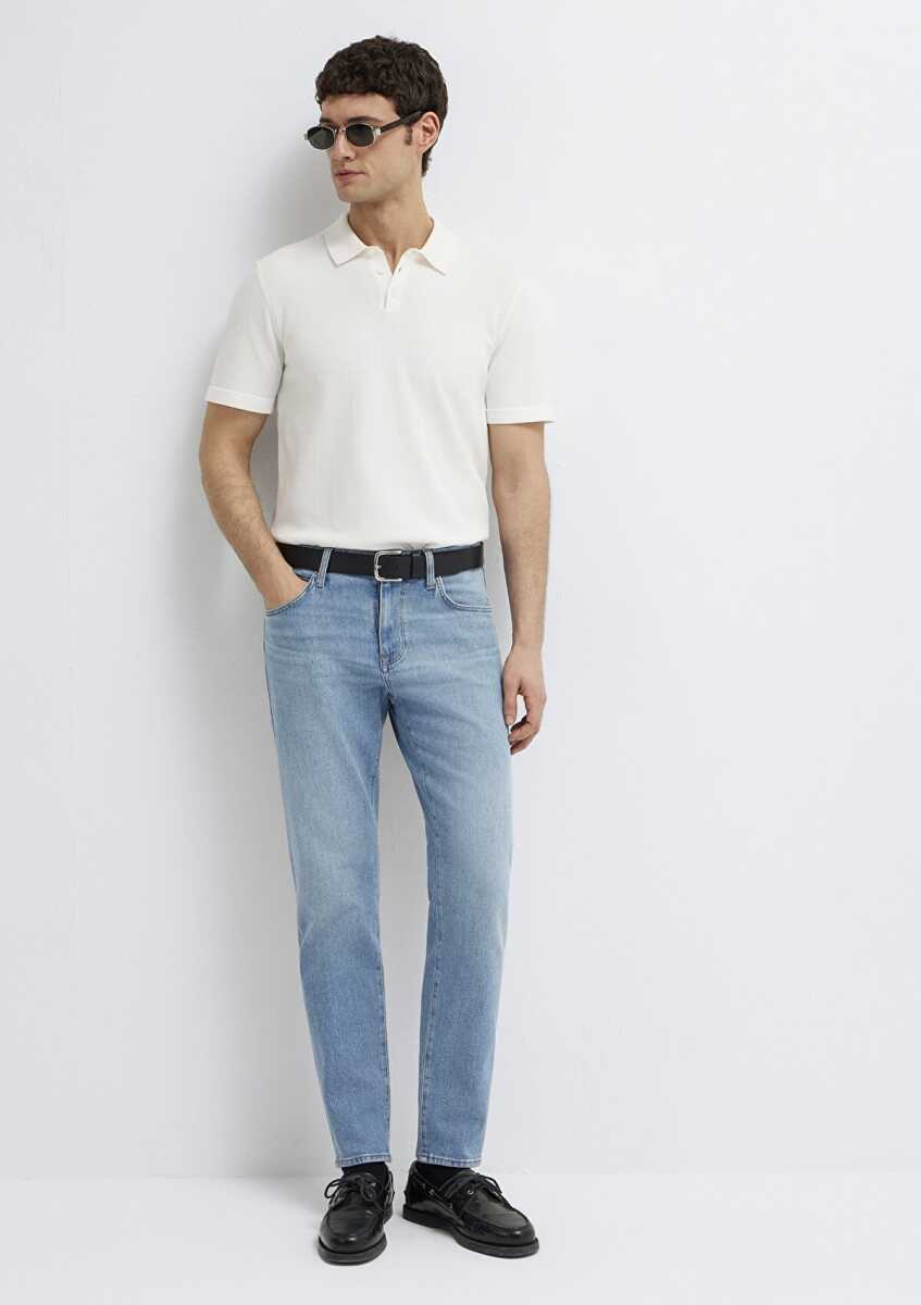 Mavi London Lt Cloudy Blue Mavi Edition Tapered Normal Bel Erkek Jean Pantolon0010172-A2975