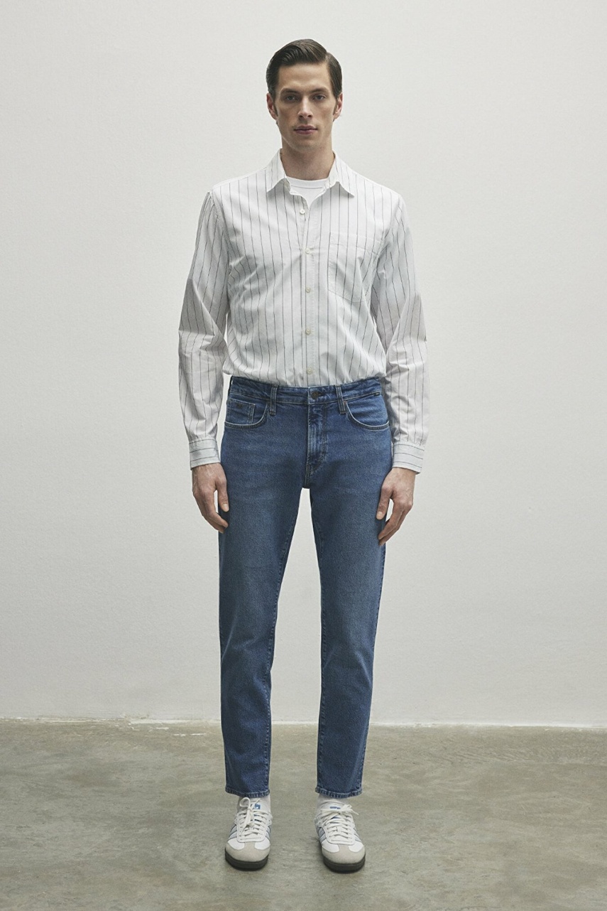 Mavi London Mid Brushed Classic Denim Erkek Jean Pantolon 0010172-85902 - 2