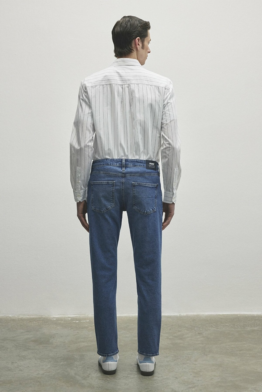 Mavi London Mid Brushed Classic Denim Erkek Jean Pantolon 0010172-85902 - 4