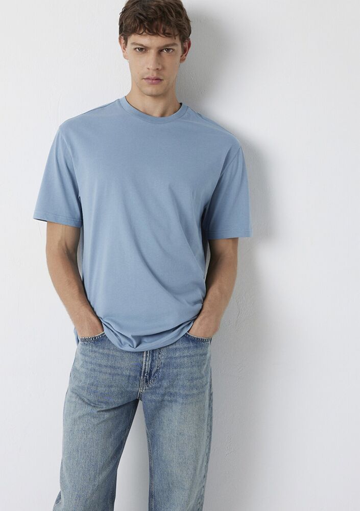 Mavi Loose Fit 3 Lü Erkek Basic Tişört 0612315-70322 (1)