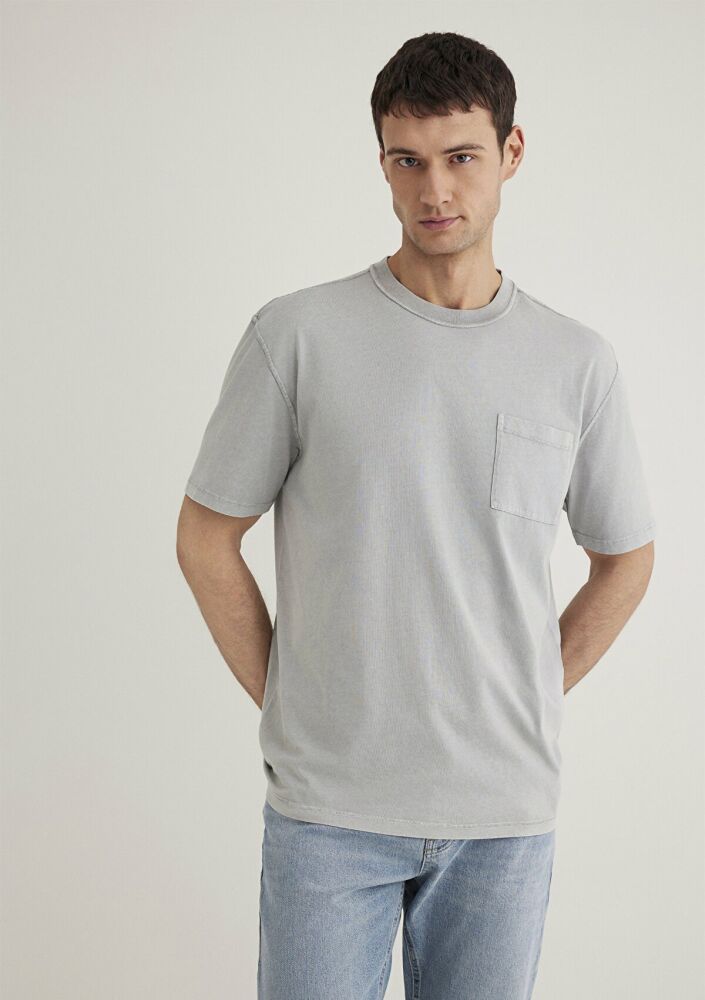 Mavi Loose Fit Gri Erkek Tişört0612596-70119 - 2