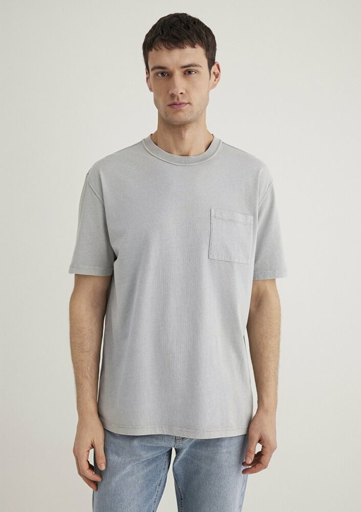 Mavi Loose Fit Gri Erkek Tişört0612596-70119 - 4