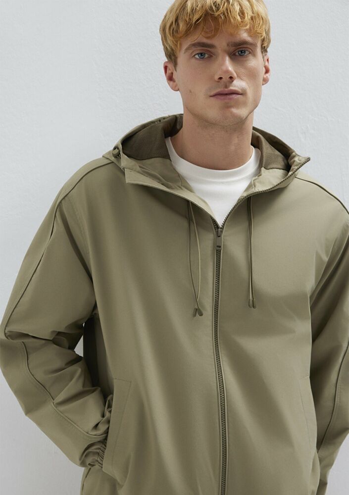 Mavi Loose Fit Kapüşonlu Yeşil Erkek Ceket 0110818-86749