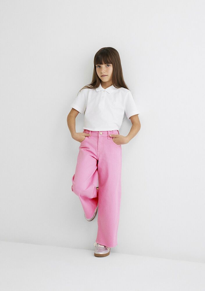 Mavi Lori 90 lar Pembe Çocuk Jean Pantolon 7010036-86707