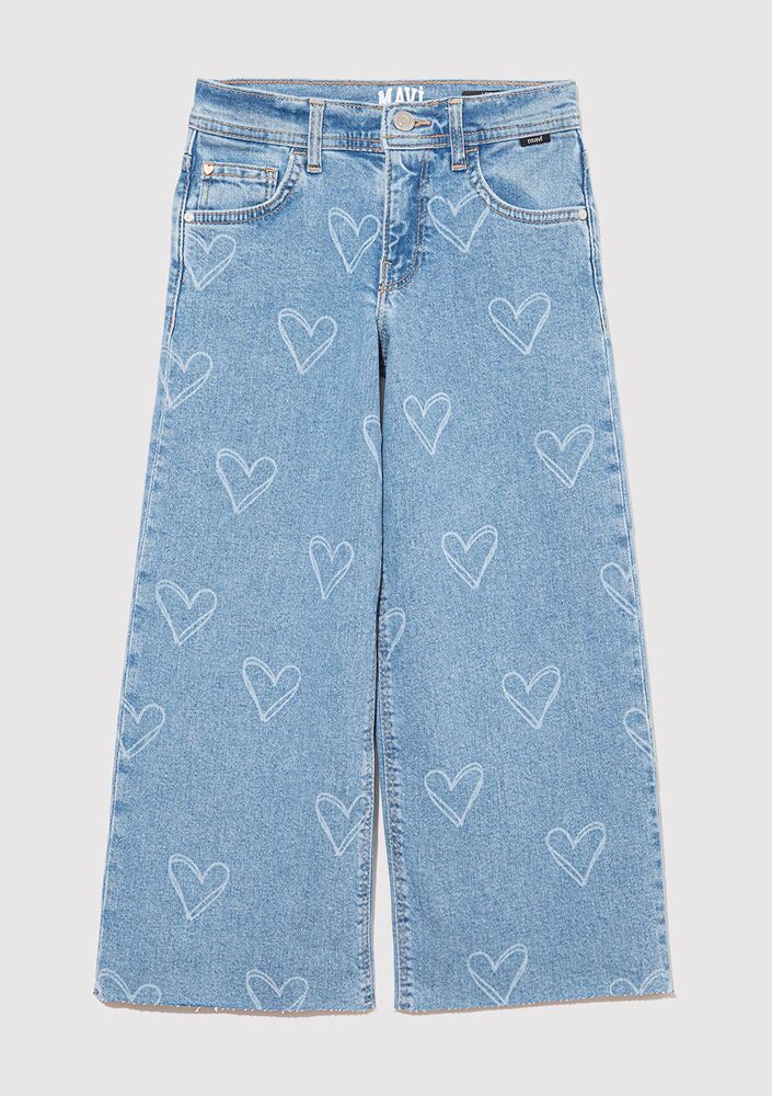 Mavi Lorı Lt Heart Denim Çocuk Jean Pantolon 7010036-89486 - 1