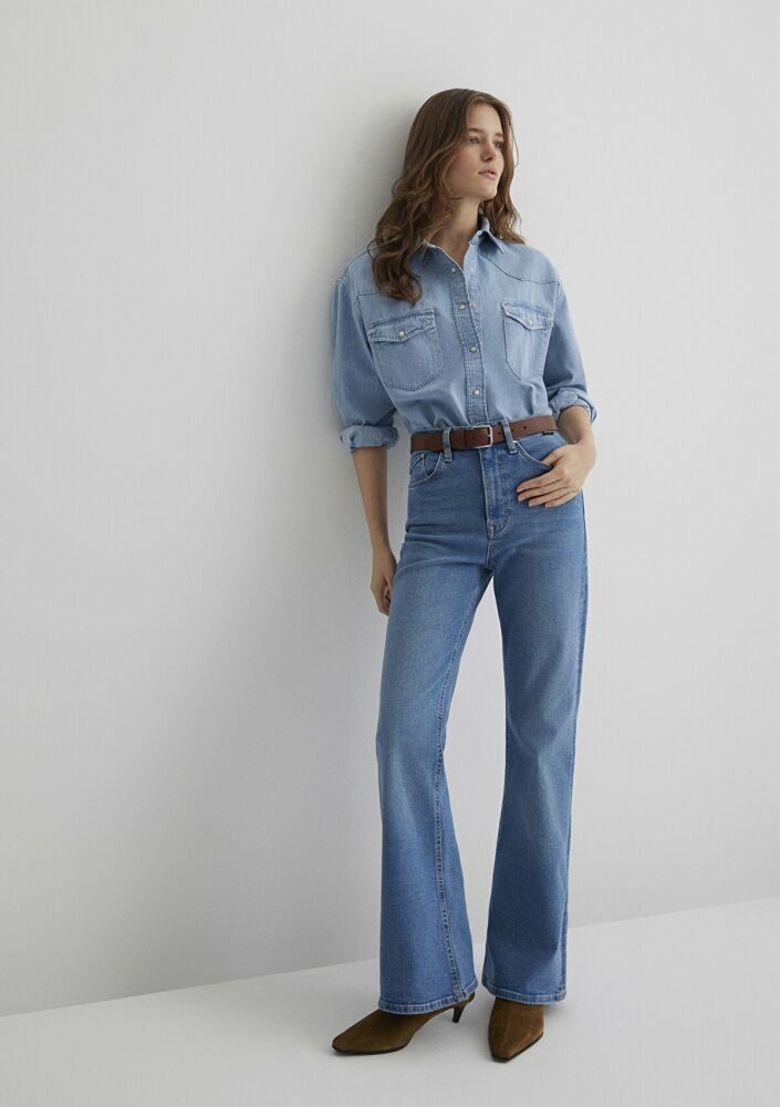 Mavi Los Angeles İndigo Gold Shape Kadın Jean Pantolon 1010349-89225 - 1