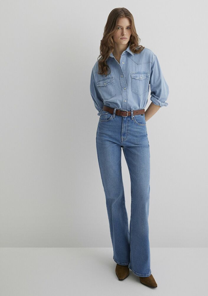 Mavi Los Angeles İndigo Gold Shape Kadın Jean Pantolon 1010349-89225 - 2