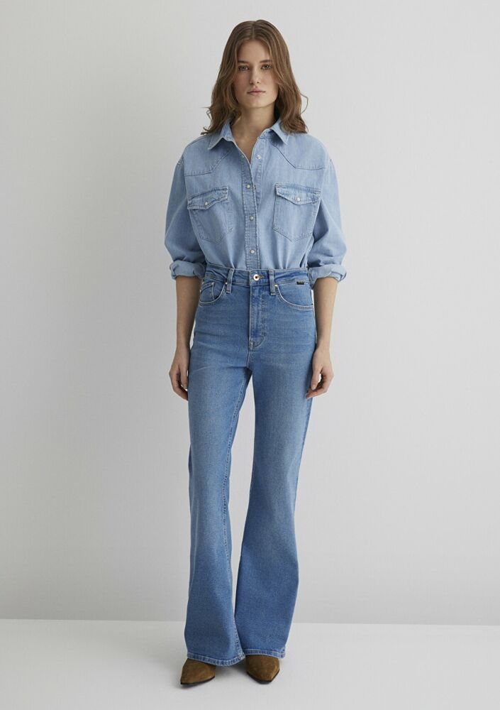 Mavi Los Angeles İndigo Gold Shape Kadın Jean Pantolon 1010349-89225 - 4