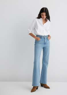 Mavi Los Angeles Lt Blue Premium Flare Bootcut Yüksek Bel İspanyol Paça Kadın Jean Pantolon 1010349-90442 - 2