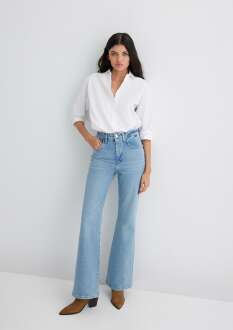 Mavi Los Angeles Lt Blue Premium Flare Bootcut Yüksek Bel İspanyol Paça Kadın Jean Pantolon 1010349-90442 - 3
