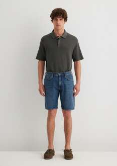 Mavi Lucas Dark Used Street Erkek Jean Şort 0412607-89929 - 5