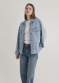Mavi Luna Lt Blue 90 S Kadın Jean Ceket 1110177-89165 - 3
