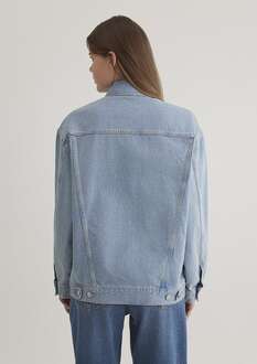 Mavi Luna Lt Blue 90 S Kadın Jean Ceket 1110177-89165 - 5