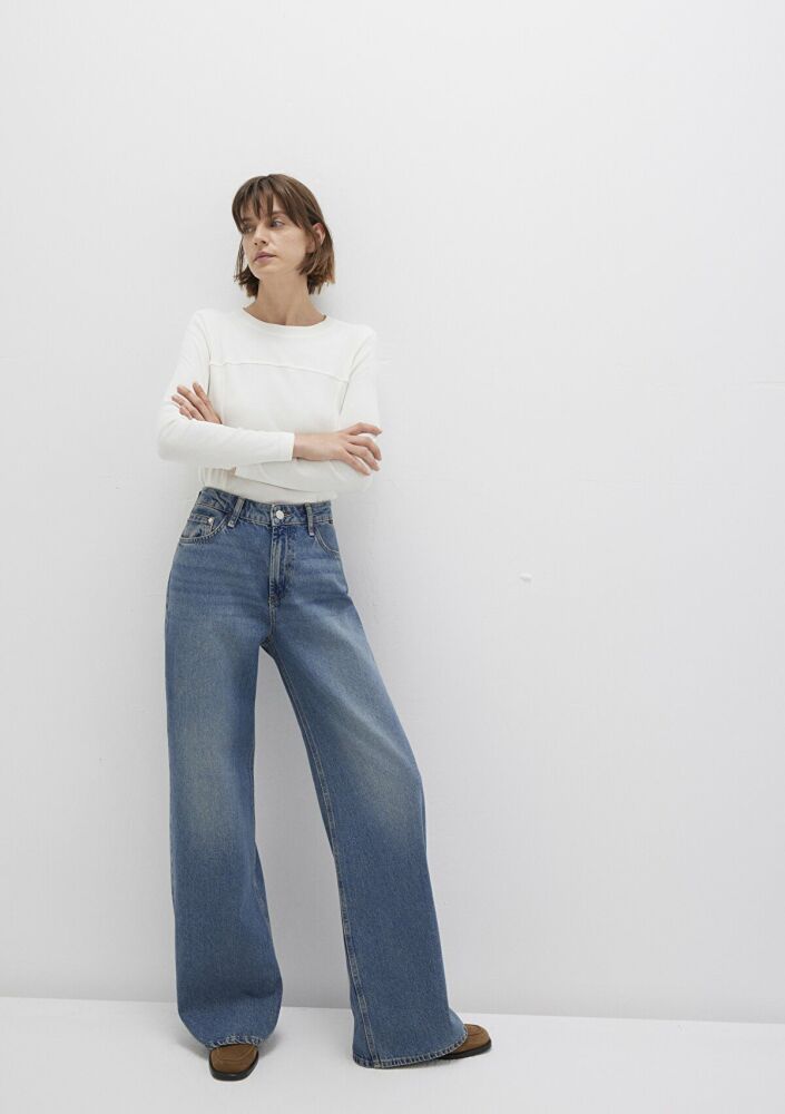 Mavi Malubu Lt Vintage Icon Wide Leg Yüksek Bel Geniş Paça Kadın Jean Pantolon 1010152-90515