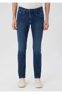 Mavi Marcus Dark Brushed Sporty Erkek Jean 0035182162 - 1