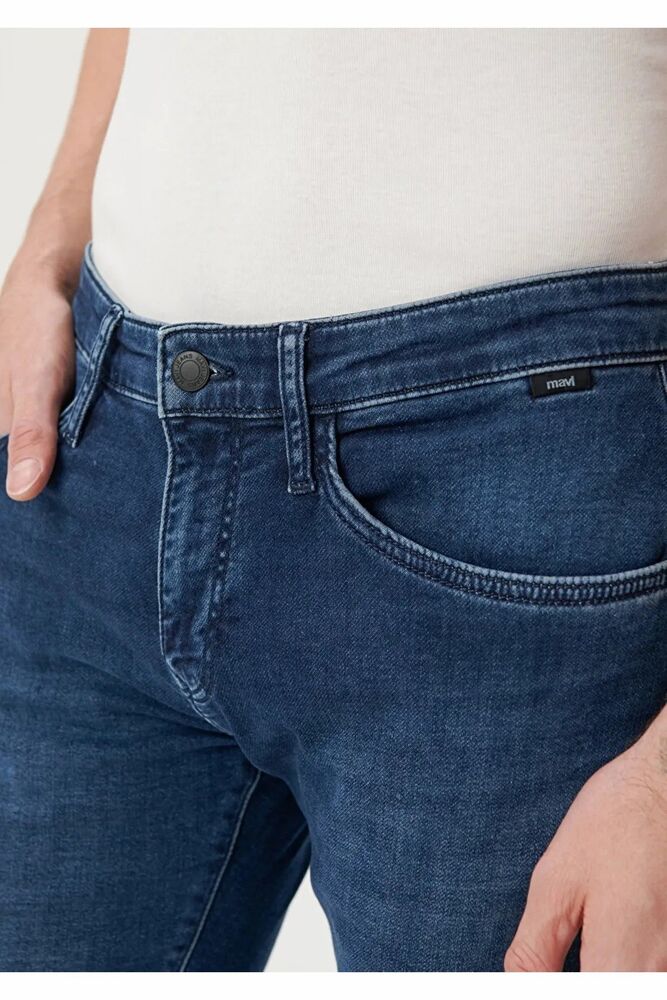 Mavi Marcus Dark Brushed Sporty Erkek Jean 0035182162 - 3
