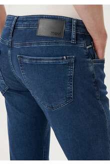 Mavi Marcus Dark Brushed Sporty Erkek Jean 0035182162 - 4