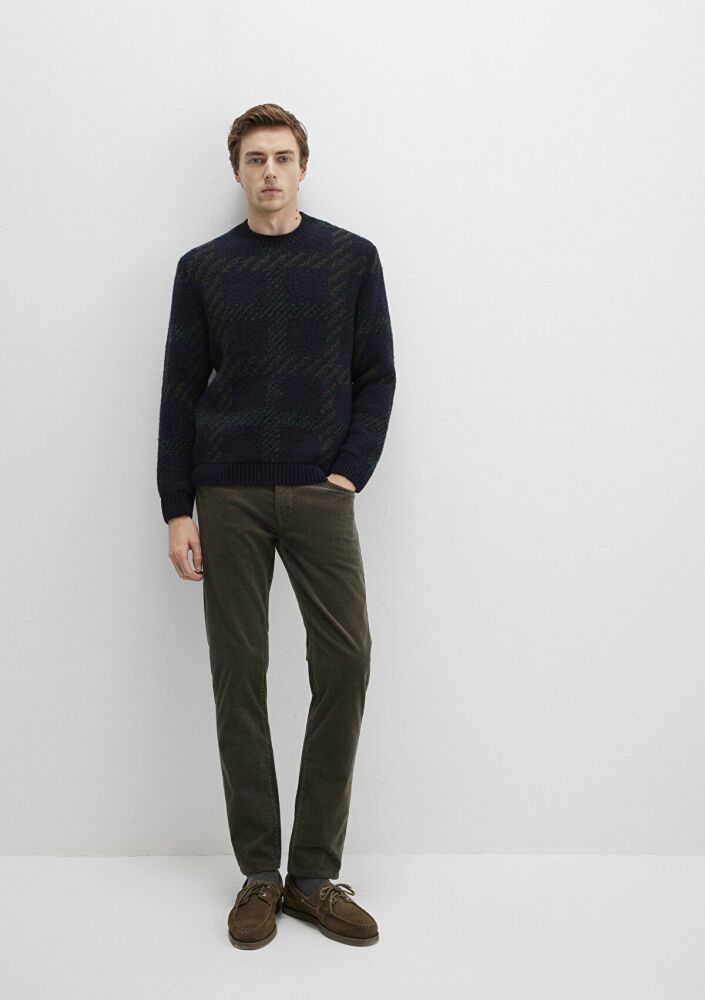 Mavi Marcus Koyu Yeşil Erkek Kadife Pantolon 0035191109 - 1