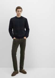 Mavi Marcus Koyu Yeşil Erkek Kadife Pantolon 0035191109 - 2