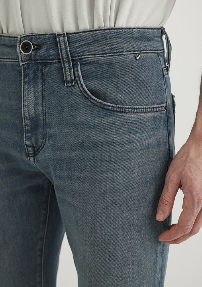 Mavi Marcus Pro Sport Puslu Indigo Mavi Jean Pantolon 0035187919 - 5
