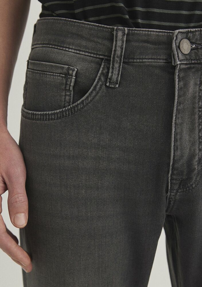 Mavi Marcus Smoke Brushed Sporty Erkek Jean Pantolon 0035189134 - 5