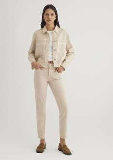 Mavi Martha Gold Premium Taşlı Krem Jean Pantolon 1010928-88600 - 2