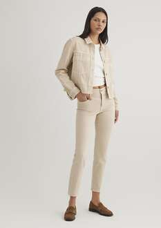 Mavi Martha Gold Premium Taşlı Krem Jean Pantolon 1010928-88600 - 3