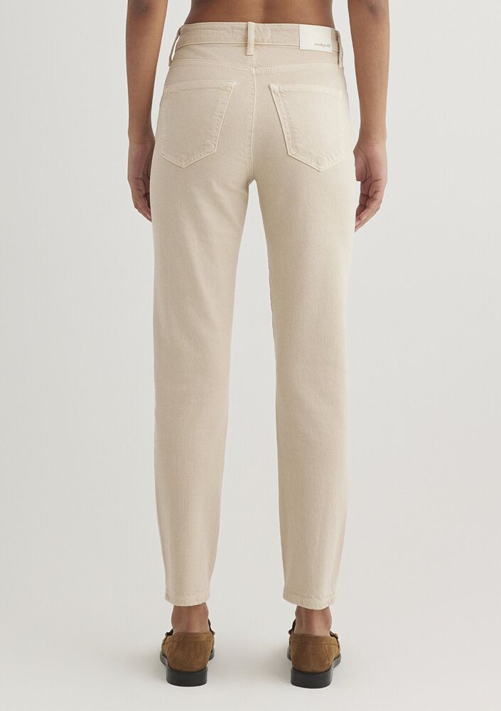 Mavi Martha Gold Premium Taşlı Krem Jean Pantolon 1010928-88600 - 5