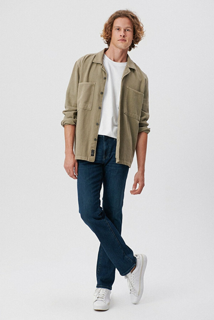 Mavi Martın Deep Brushed Mavi Premium Erkek Jean Pantolon 0037885202 - 1