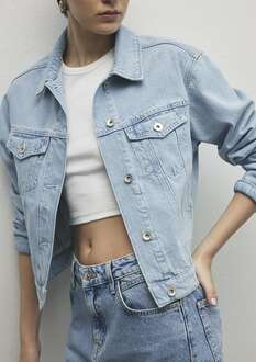 Mavi Megı Bleached Mavi Premium Kadın Jean Ceket 1110389-86747 - 1