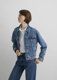 Mavi Megı Mid Mavi Premium Kadın Jean Ceket 1110389-89162 - 1