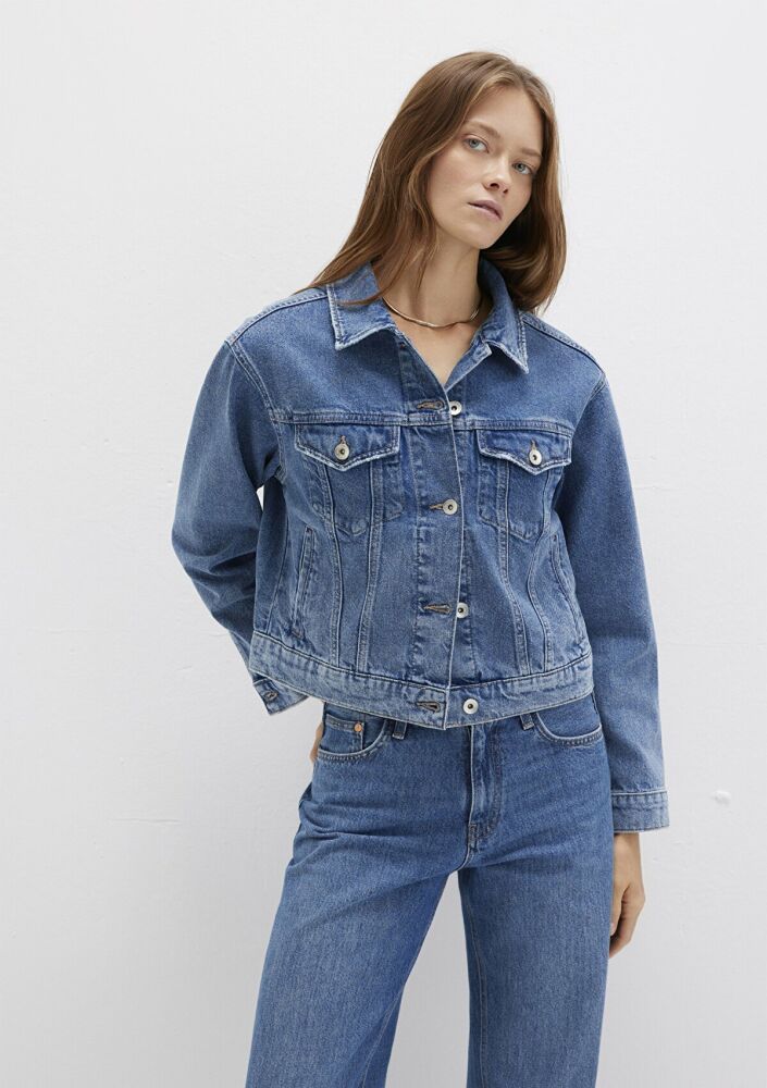 Mavi Megı Mid Mavi Premium Kadın Jean Ceket 1110389-89162 (1)