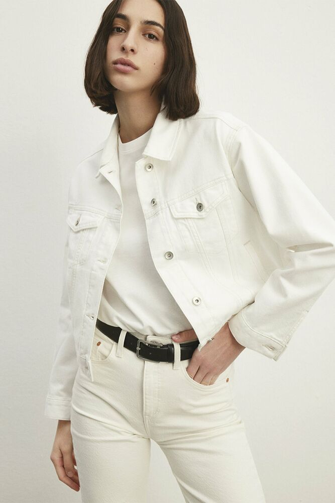 Mavi Megı Off White Mavi Premium Kadın Jean Ceket 1110389-86745 - 1