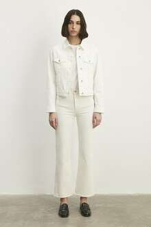 Mavi Megı Off White Mavi Premium Kadın Jean Ceket 1110389-86745 - 2