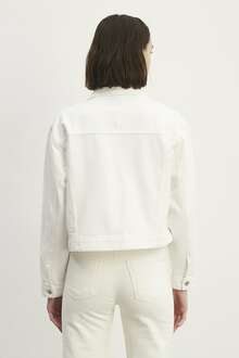 Mavi Megı Off White Mavi Premium Kadın Jean Ceket 1110389-86745 - 3