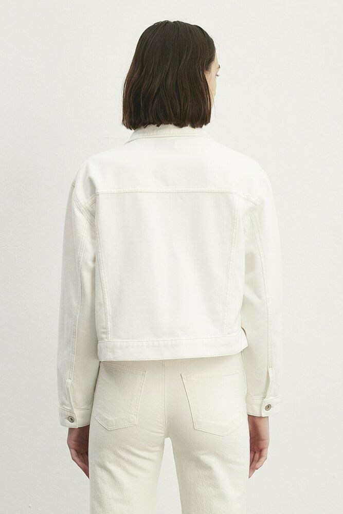 Mavi Megı Off White Mavi Premium Kadın Jean Ceket 1110389-86745 - 3