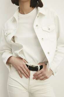 Mavi Megı Off White Mavi Premium Kadın Jean Ceket 1110389-86745 - 5