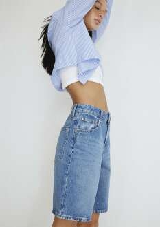 Mavi Melina All Blue Indigo Mavisi Kadın Jean Şort 1410144-87086 - 3
