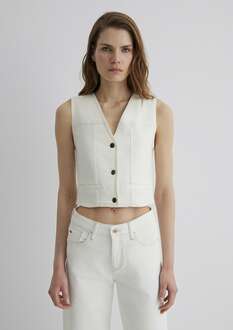 Mavi Merlın Off White Denim Kadın Jean Gömlek 1110265-89157 - 3