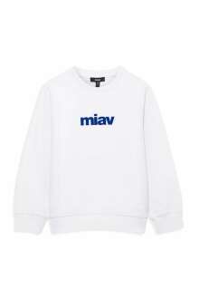 Mavi Mıav Baskılı Beyaz Çocuk Sweat 6610031-620 - 4