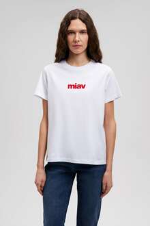 Mavi Miav Baskılı Kadın Tişört 1610622-86417 - 3